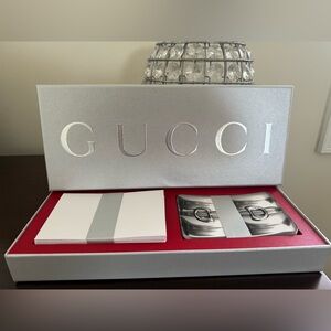 Exclusive Happy Holidays cards from Gucci. 10 cards and envelopes